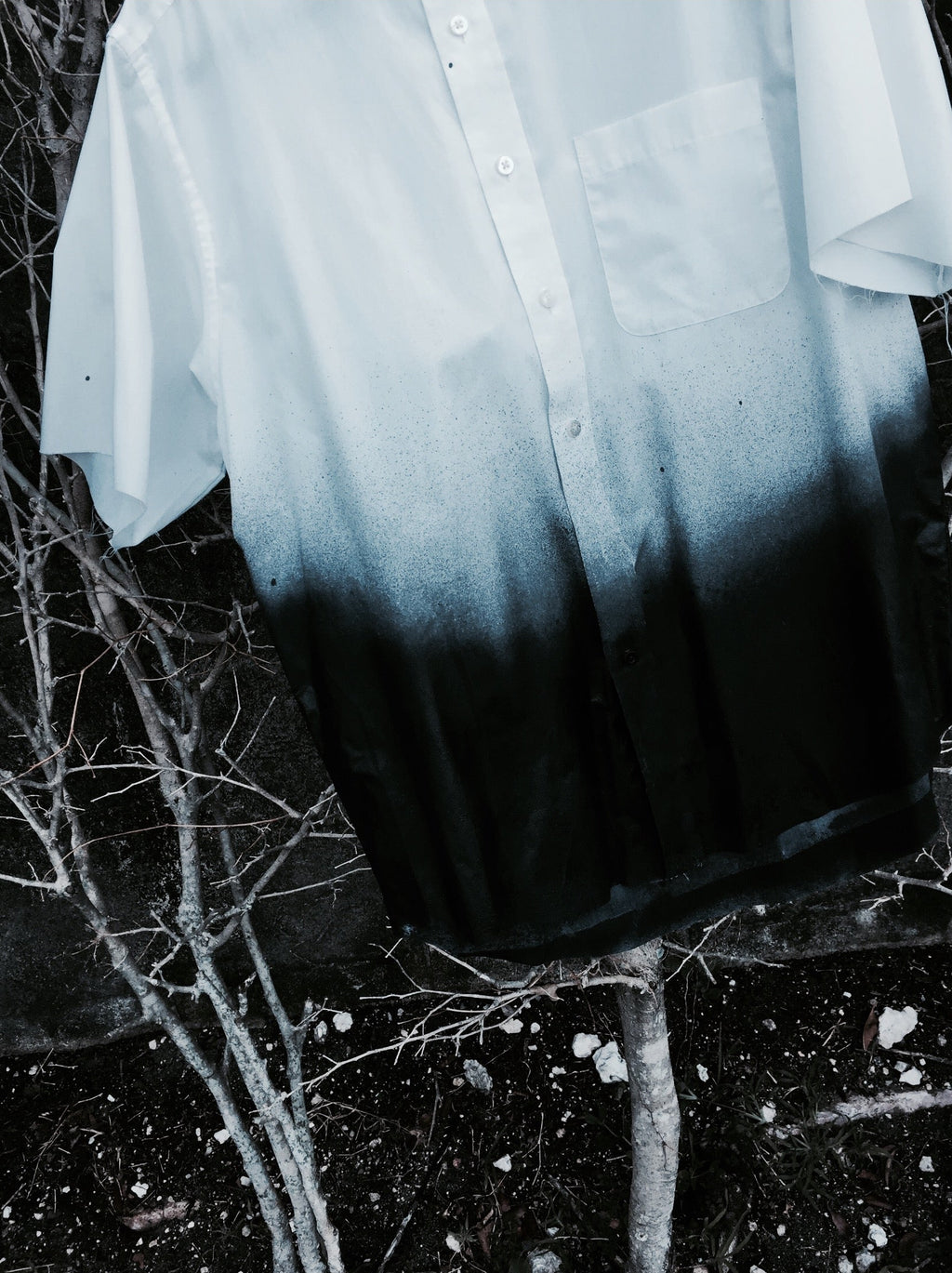 THE RUBBER OMBRE SHIRT