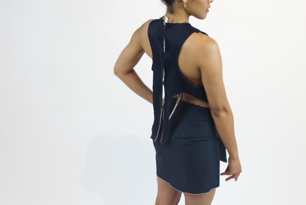 THE RAW DENIM HALTER